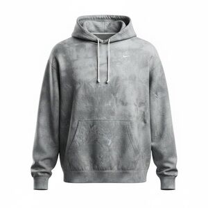 Nike Gray Tie-Dye Pullover Hoodie
